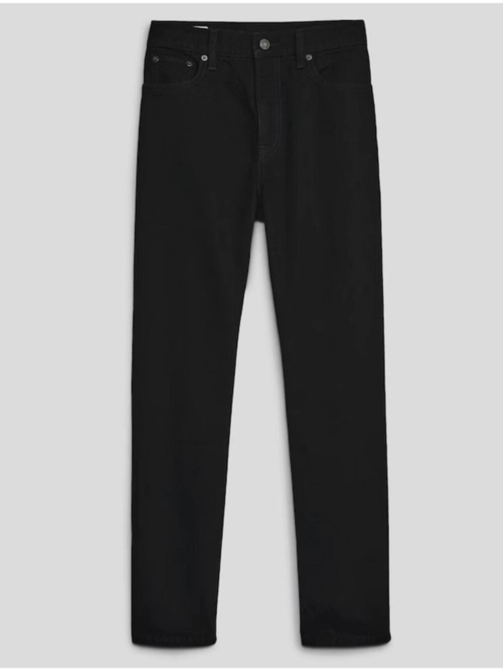 Gap Cheeky Straight Leg High Rise Cotton Black Jeans Trousers Pants 29 8